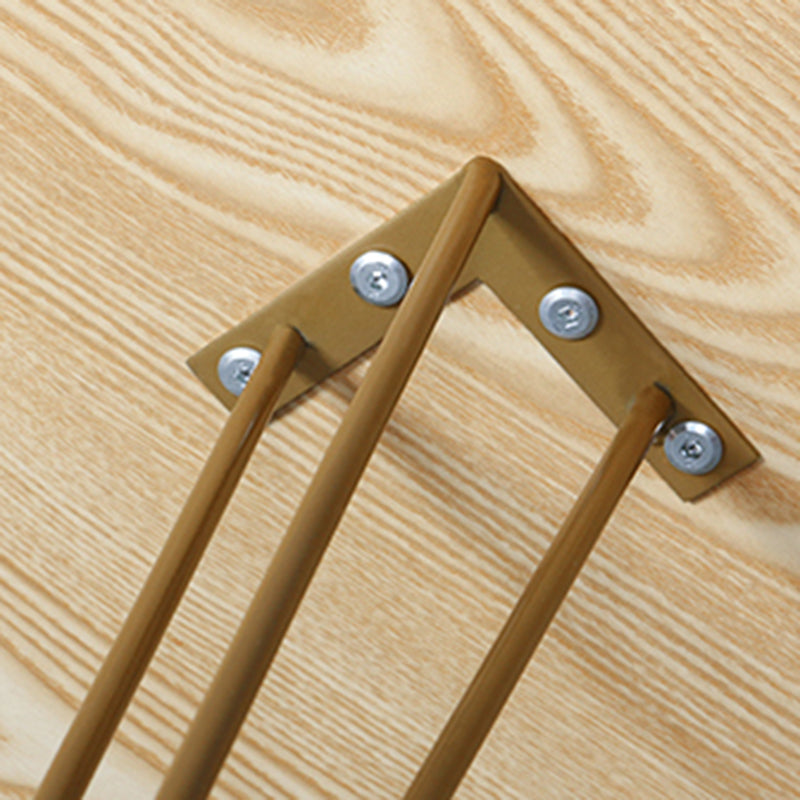 3 Legs Steel End Table Wood Round Side Table for Loving Room Clearhalo 'Coffee & Accent Tables' 'End & Side Tables' 'end_side_table' 'Furniture' 'furniture_end_side_table' 'Living Room Furniture' 5072821