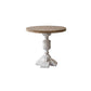 Pedestal Side Table Wood Round Side End Table- Distressed Surface Treatment Clearhalo 'Coffee & Accent Tables' 'End & Side Tables' 'end_side_table' 'Furniture' 'furniture_end_side_table' 'Living Room Furniture' 5072872