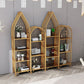 Modern Style Bookcase Standard Metal Closed Back Bookshelf for Home Clearhalo 'Bookcases' 'furn' 'furn_bookcases' 'Furniture' 'furniture_bookcases' 'Office Furniture' 5073866