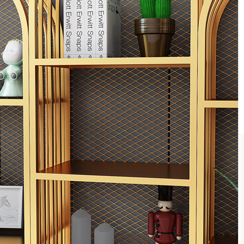Modern Style Bookcase Standard Metal Closed Back Bookshelf for Home Clearhalo 'Bookcases' 'furn' 'furn_bookcases' 'Furniture' 'furniture_bookcases' 'Office Furniture' 5073870