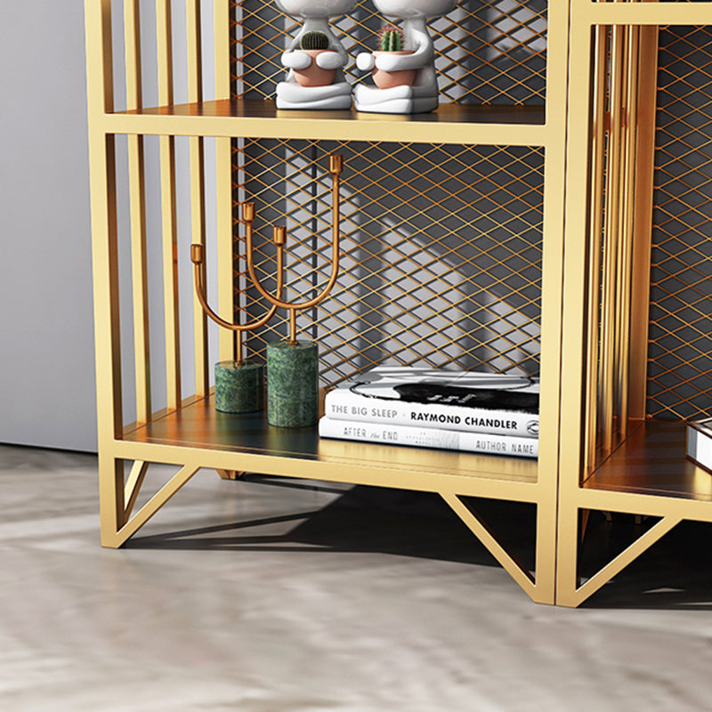 Modern Style Bookcase Standard Metal Closed Back Bookshelf for Home Clearhalo 'Bookcases' 'furn' 'furn_bookcases' 'Furniture' 'furniture_bookcases' 'Office Furniture' 5073871