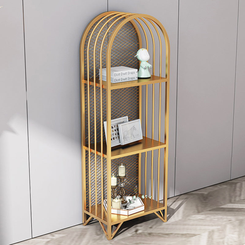 Modern Style Bookcase Standard Metal Closed Back Bookshelf for Home Clearhalo 'Bookcases' 'furn' 'furn_bookcases' 'Furniture' 'furniture_bookcases' 'Office Furniture' 5073874