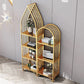 Modern Style Bookcase Standard Metal Closed Back Bookshelf for Home Clearhalo 'Bookcases' 'furn' 'furn_bookcases' 'Furniture' 'furniture_bookcases' 'Office Furniture' 5073876