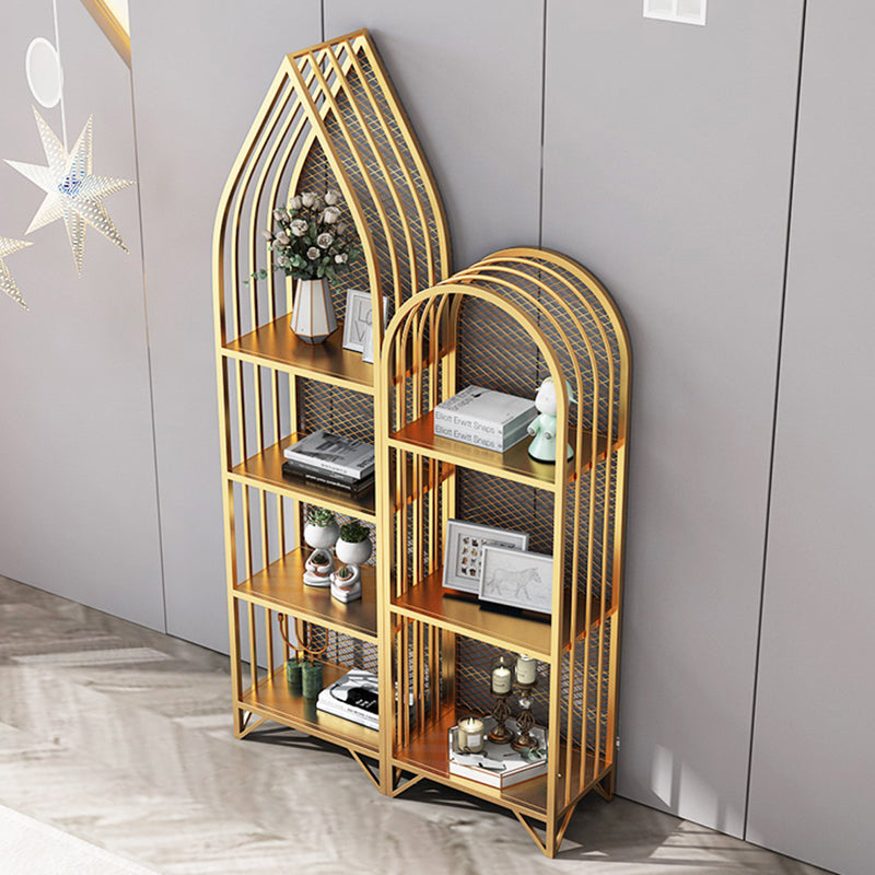 Modern Style Bookcase Standard Metal Closed Back Bookshelf for Home Clearhalo 'Bookcases' 'furn' 'furn_bookcases' 'Furniture' 'furniture_bookcases' 'Office Furniture' 5073876
