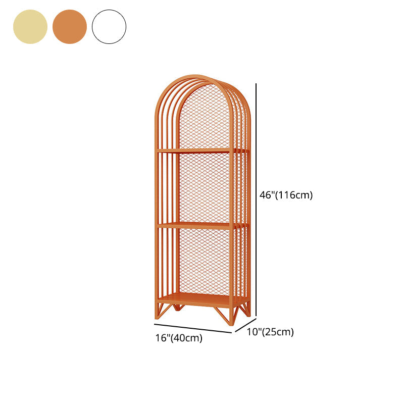Modern Style Bookcase Standard Metal Closed Back Bookshelf for Home Clearhalo 'Bookcases' 'furn' 'furn_bookcases' 'Furniture' 'furniture_bookcases' 'Office Furniture' 5073878