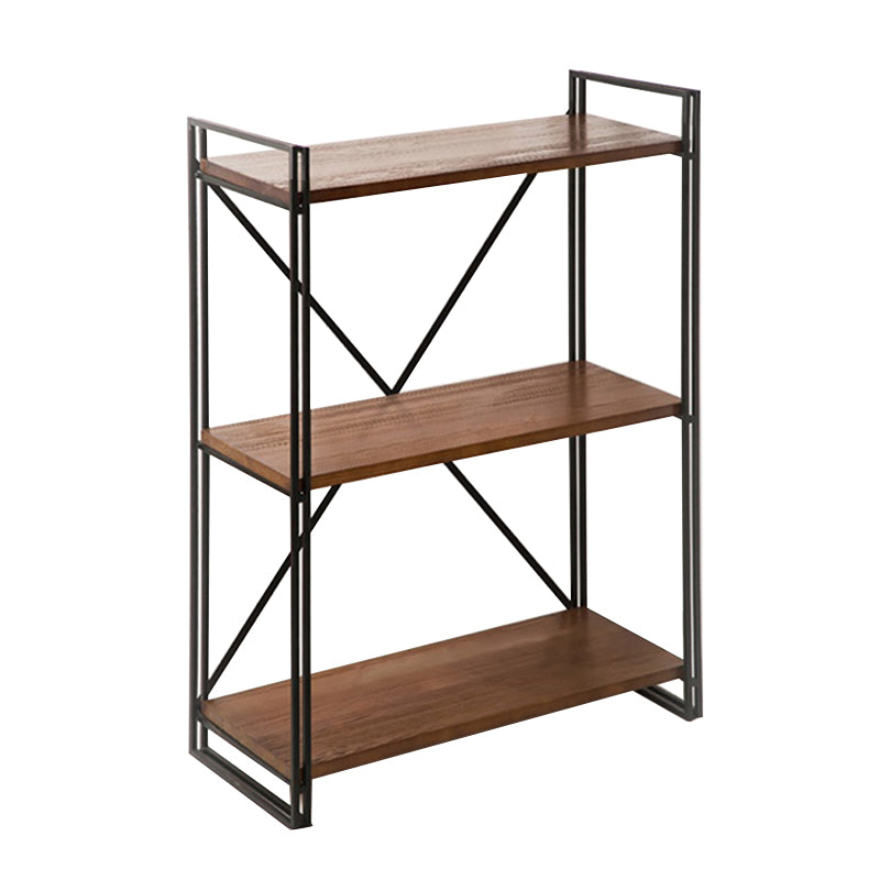 Metal Etagere Bookcase Contemporary Open Back Book Shelf for Home Office 23.6"L x 11.8"W x 39.4"H Clearhalo 'Bookcases' 'furn' 'furn_bookcases' 'Furniture' 'furniture_bookcases' 'Office Furniture' 5073892