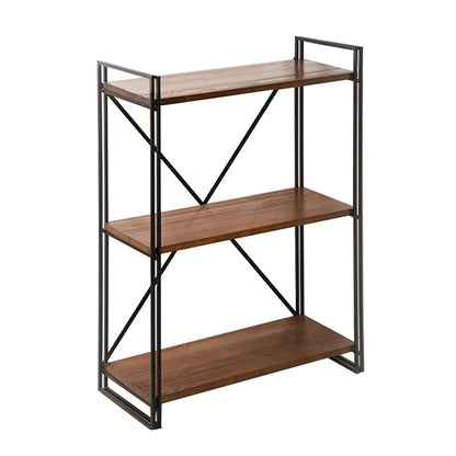 Metal Etagere Bookcase Contemporary Open Back Book Shelf for Home Office 23.6"L x 11.8"W x 39.4"H Clearhalo 'Bookcases' 'furn' 'furn_bookcases' 'Furniture' 'furniture_bookcases' 'Office Furniture' 5073892
