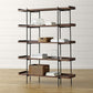 Metal Etagere Bookcase Contemporary Open Back Book Shelf for Home Office Clearhalo 'Bookcases' 'furn' 'furn_bookcases' 'Furniture' 'furniture_bookcases' 'Office Furniture' 5073894
