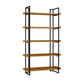 Metal Etagere Bookcase Contemporary Open Back Book Shelf for Home Office 39.4"L x 11.8"W x 72.8"H Clearhalo 'Bookcases' 'furn' 'furn_bookcases' 'Furniture' 'furniture_bookcases' 'Office Furniture' 5073896