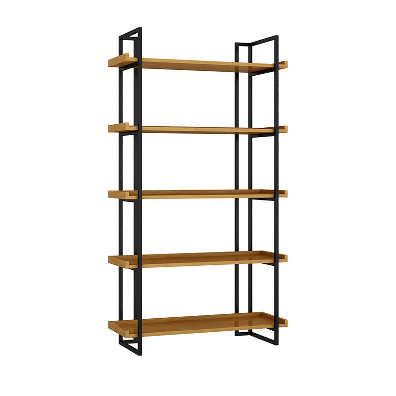 Metal Etagere Bookcase Contemporary Open Back Book Shelf for Home Office 39.4"L x 11.8"W x 72.8"H Clearhalo 'Bookcases' 'furn' 'furn_bookcases' 'Furniture' 'furniture_bookcases' 'Office Furniture' 5073896