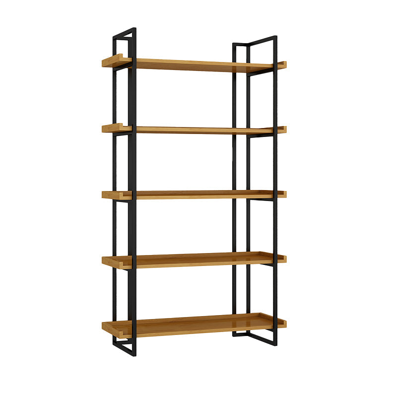 Metal Etagere Bookcase Contemporary Open Back Book Shelf for Home Office 47.2"L x 11.8"W x 72.8"H Clearhalo 'Bookcases' 'furn' 'furn_bookcases' 'Furniture' 'furniture_bookcases' 'Office Furniture' 5073898
