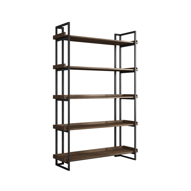 Metal Etagere Bookcase Contemporary Open Back Book Shelf for Home Office Clearhalo 'Bookcases' 'furn' 'furn_bookcases' 'Furniture' 'furniture_bookcases' 'Office Furniture' 5073899