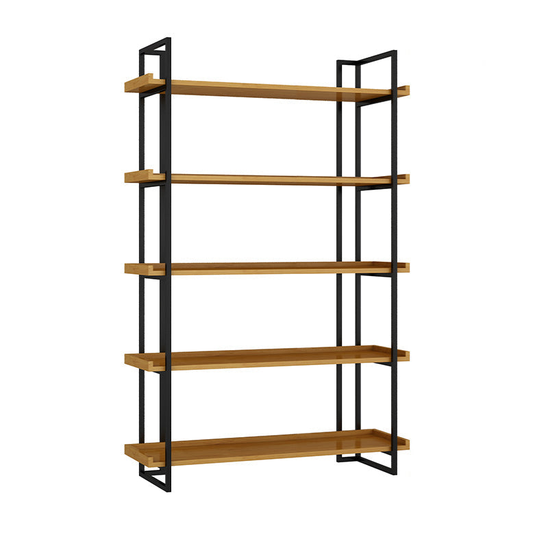 Metal Etagere Bookcase Contemporary Open Back Book Shelf for Home Office 59.1"L x 11.8"W x 72.8"H Clearhalo 'Bookcases' 'furn' 'furn_bookcases' 'Furniture' 'furniture_bookcases' 'Office Furniture' 5073900