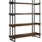 Metal Etagere Bookcase Contemporary Open Back Book Shelf for Home Office Clearhalo 'Bookcases' 'furn' 'furn_bookcases' 'Furniture' 'furniture_bookcases' 'Office Furniture' 5073901