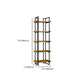 Metal Etagere Bookcase Contemporary Open Back Book Shelf for Home Office Clearhalo 'Bookcases' 'furn' 'furn_bookcases' 'Furniture' 'furniture_bookcases' 'Office Furniture' 5073906