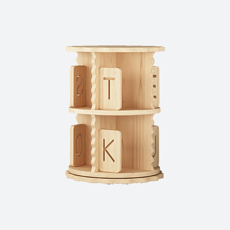 Contemporary Style Bookshelf Natural Solid Wood Bookcase for Home Office Clearhalo 'Bookcases' 'furn' 'furn_bookcases' 'Furniture' 'furniture_bookcases' 'Office Furniture' 5073935