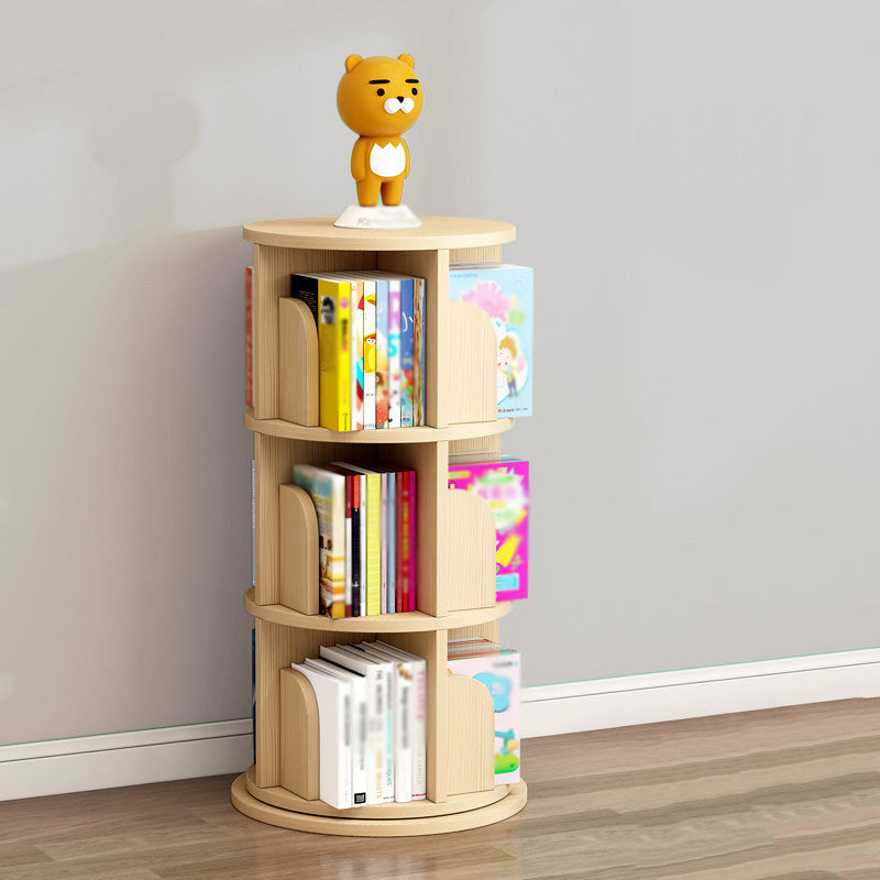 Contemporary Style Bookshelf Natural Solid Wood Bookcase for Home Office Clearhalo 'Bookcases' 'furn' 'furn_bookcases' 'Furniture' 'furniture_bookcases' 'Office Furniture' 5073940