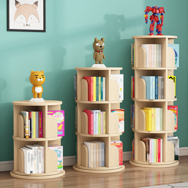 Contemporary Style Bookshelf Natural Solid Wood Bookcase for Home Office Clearhalo 'Bookcases' 'furn' 'furn_bookcases' 'Furniture' 'furniture_bookcases' 'Office Furniture' 5073945