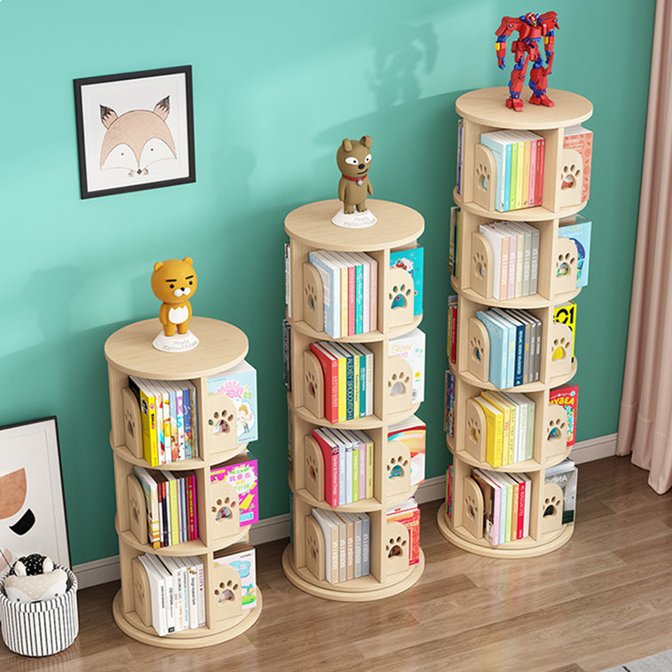 Contemporary Style Bookshelf Natural Solid Wood Bookcase for Home Office Clearhalo 'Bookcases' 'furn' 'furn_bookcases' 'Furniture' 'furniture_bookcases' 'Office Furniture' 5073949