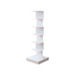 Closed Back Bookshelf Contemporary Style Invisible Bookcase for Study Room 13.8"L x 13.8"W x 42.9"H White Clearhalo 'Bookcases' 'furn' 'furn_bookcases' 'Furniture' 'furniture_bookcases' 'Office Furniture' 5073963