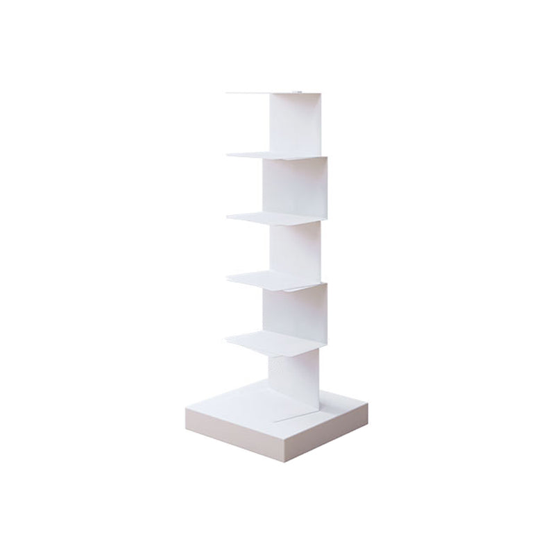 Closed Back Bookshelf Contemporary Style Invisible Bookcase for Study Room 13.8"L x 13.8"W x 36.2"H White Clearhalo 'Bookcases' 'furn' 'furn_bookcases' 'Furniture' 'furniture_bookcases' 'Office Furniture' 5073964