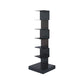 Closed Back Bookshelf Contemporary Style Invisible Bookcase for Study Room 13.8"L x 13.8"W x 42.9"H Black Clearhalo 'Bookcases' 'furn' 'furn_bookcases' 'Furniture' 'furniture_bookcases' 'Office Furniture' 5073969