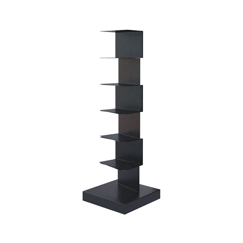 Closed Back Bookshelf Contemporary Style Invisible Bookcase for Study Room 13.8"L x 13.8"W x 42.9"H Black Clearhalo 'Bookcases' 'furn' 'furn_bookcases' 'Furniture' 'furniture_bookcases' 'Office Furniture' 5073969