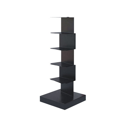 Closed Back Bookshelf Contemporary Style Invisible Bookcase for Study Room 13.8"L x 13.8"W x 36.2"H Black Clearhalo 'Bookcases' 'furn' 'furn_bookcases' 'Furniture' 'furniture_bookcases' 'Office Furniture' 5073970