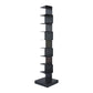 Closed Back Bookshelf Contemporary Style Invisible Bookcase for Study Room 13.8"L x 13.8"W x 63.4"H Black Clearhalo 'Bookcases' 'furn' 'furn_bookcases' 'Furniture' 'furniture_bookcases' 'Office Furniture' 5073974