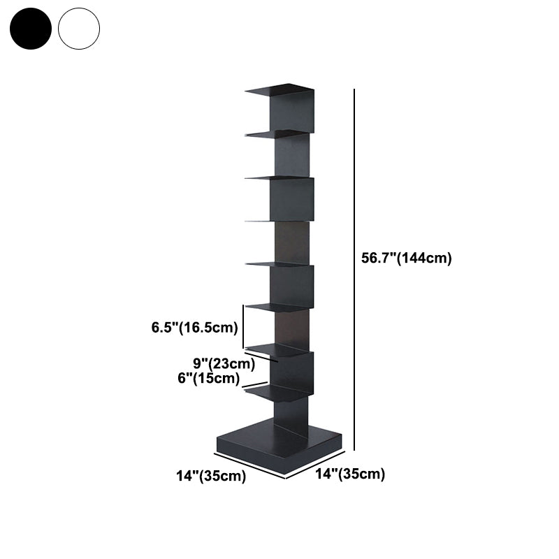 Closed Back Bookshelf Contemporary Style Invisible Bookcase for Study Room Clearhalo 'Bookcases' 'furn' 'furn_bookcases' 'Furniture' 'furniture_bookcases' 'Office Furniture' 5073985
