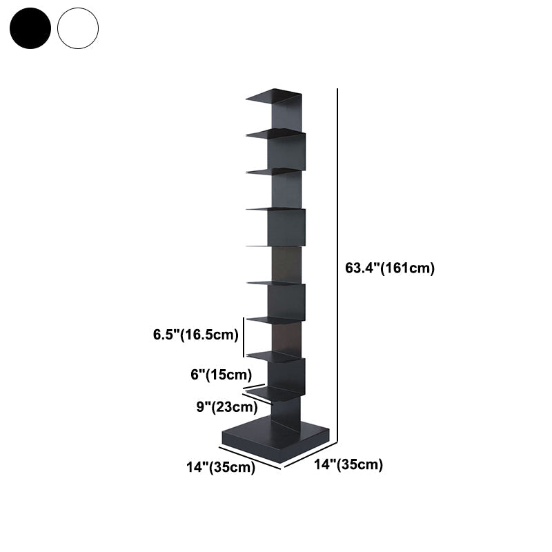 Closed Back Bookshelf Contemporary Style Invisible Bookcase for Study Room Clearhalo 'Bookcases' 'furn' 'furn_bookcases' 'Furniture' 'furniture_bookcases' 'Office Furniture' 5073986
