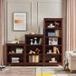 Contemporary Style Bookshelf Solid Wood Closed Back Bookcase for Office and Home Clearhalo 'Bookcases' 'furn' 'furn_bookcases' 'Furniture' 'furniture_bookcases' 'Office Furniture' 5073990