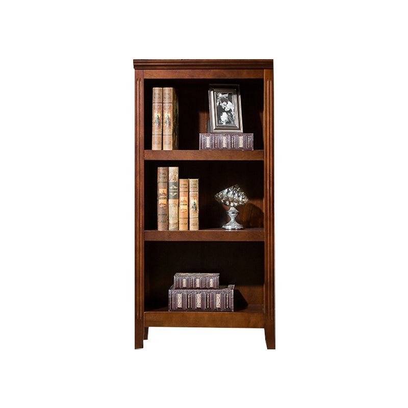 Contemporary Style Bookshelf Solid Wood Closed Back Bookcase for Office and Home Clearhalo 'Bookcases' 'furn' 'furn_bookcases' 'Furniture' 'furniture_bookcases' 'Office Furniture' 5073995