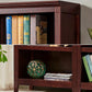 Contemporary Style Bookshelf Solid Wood Closed Back Bookcase for Office and Home Clearhalo 'Bookcases' 'furn' 'furn_bookcases' 'Furniture' 'furniture_bookcases' 'Office Furniture' 5073999