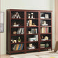 Contemporary Style Bookshelf Solid Wood Closed Back Bookcase for Office and Home Clearhalo 'Bookcases' 'furn' 'furn_bookcases' 'Furniture' 'furniture_bookcases' 'Office Furniture' 5074003