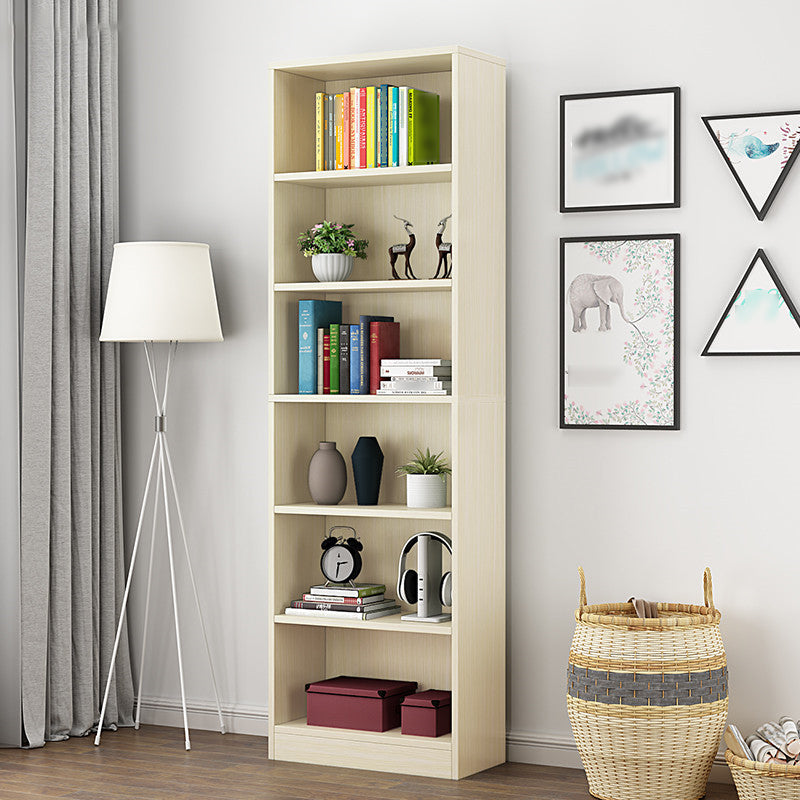 Manufactured Wood Standard Bookshelf Contemporary Closed Back Vertical Bookshelf Clearhalo 'Bookcases' 'Furniture' 'furniture_bookcases' 'Office Furniture' 5074037