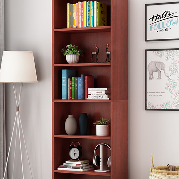 Manufactured Wood Standard Bookshelf Contemporary Closed Back Vertical Bookshelf Clearhalo 'Bookcases' 'Furniture' 'furniture_bookcases' 'Office Furniture' 5074049