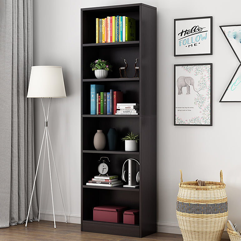Manufactured Wood Standard Bookshelf Contemporary Closed Back Vertical Bookshelf Clearhalo 'Bookcases' 'Furniture' 'furniture_bookcases' 'Office Furniture' 5074051