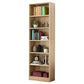 Manufactured Wood Standard Bookshelf Contemporary Closed Back Vertical Bookshelf Walnut 23.6"L x 9.4"W x 70.9"H Bookcases Clearhalo 'Bookcases' 'Furniture' 'furniture_bookcases' 'Office Furniture' 5074058