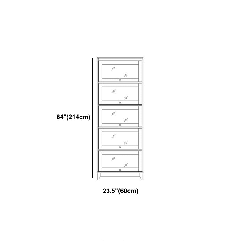 Manufactured Wood Standard Bookcase White Contemporary Bookcase with Glass Doors Clearhalo 'Bookcases' 'furn' 'furn_bookcases' 'Furniture' 'furniture_bookcases' 'Office Furniture' 5074086
