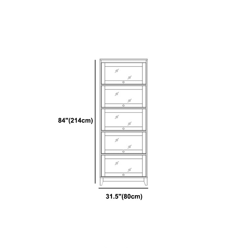 Manufactured Wood Standard Bookcase White Contemporary Bookcase with Glass Doors Clearhalo 'Bookcases' 'furn' 'furn_bookcases' 'Furniture' 'furniture_bookcases' 'Office Furniture' 5074087
