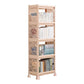 Contemporary Style Bookshelf Plastic Open Back Bookcase for Home Office 18.1"L x 9.8"W x 50"H Off-White Clearhalo 'Bookcases' 'furn' 'furn_bookcases' 'Furniture' 'furniture_bookcases' 'Office Furniture' 5074104