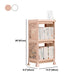 Contemporary Style Bookshelf Plastic Open Back Bookcase for Home Office Clearhalo 'Bookcases' 'furn' 'furn_bookcases' 'Furniture' 'furniture_bookcases' 'Office Furniture' 5074116