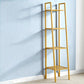 Modern Metal Ladder Bookshelf Vertical Open Bookshelf for Living Room 14"L x 14"W x 58"H Yellow Clearhalo 'Bookcases' 'furn' 'furn_bookcases' 'Furniture' 'furniture_bookcases' 'Office Furniture' 5074137