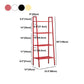 Modern Metal Ladder Bookshelf Vertical Open Bookshelf for Living Room Clearhalo 'Bookcases' 'furn' 'furn_bookcases' 'Furniture' 'furniture_bookcases' 'Office Furniture' 5074149