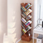 Scandinavian Style Shelf Bookcase Closed Back Bookcase for Office and Home 13.5"L x 7.9"W x 55.1"H Brown Drawers Clearhalo 'Bookcases' 'furn' 'furn_bookcases' 'Furniture' 'furniture_bookcases' 'Office Furniture' 5074173