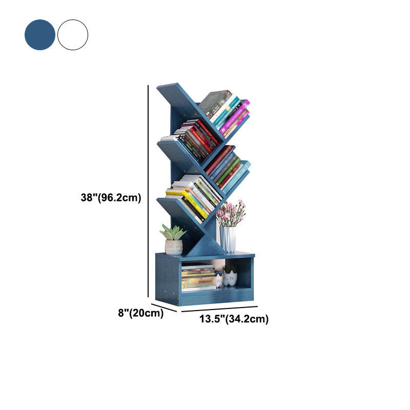 Scandinavian Style Shelf Bookcase Closed Back Bookcase for Office and Home Clearhalo 'Bookcases' 'furn' 'furn_bookcases' 'Furniture' 'furniture_bookcases' 'Office Furniture' 5074186