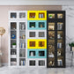 Scandinavian Style Bookcase with Door Shelf Bookcase for Home and Office Clearhalo 'Bookcases' 'furn' 'furn_bookcases' 'Furniture' 'furniture_bookcases' 'Office Furniture' 5074189