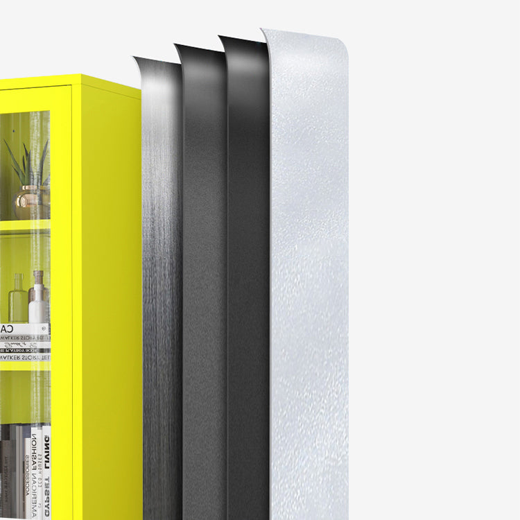 Scandinavian Style Bookcase with Door Shelf Bookcase for Home and Office Clearhalo 'Bookcases' 'furn' 'furn_bookcases' 'Furniture' 'furniture_bookcases' 'Office Furniture' 5074200