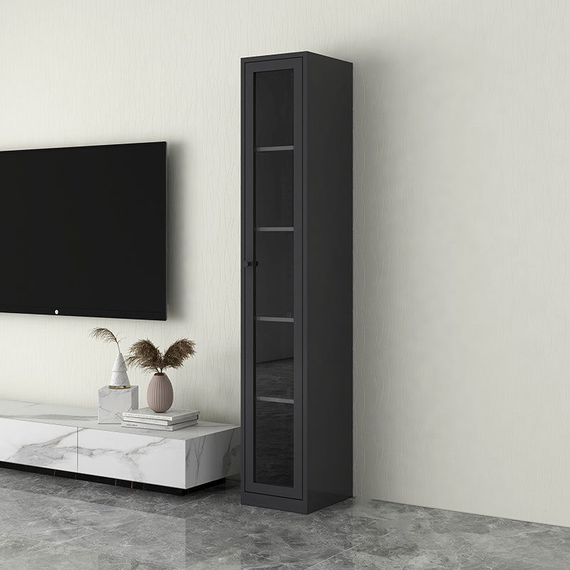 Scandinavian Style Bookcase with Door Shelf Bookcase for Home and Office Clearhalo 'Bookcases' 'furn' 'furn_bookcases' 'Furniture' 'furniture_bookcases' 'Office Furniture' 5074204